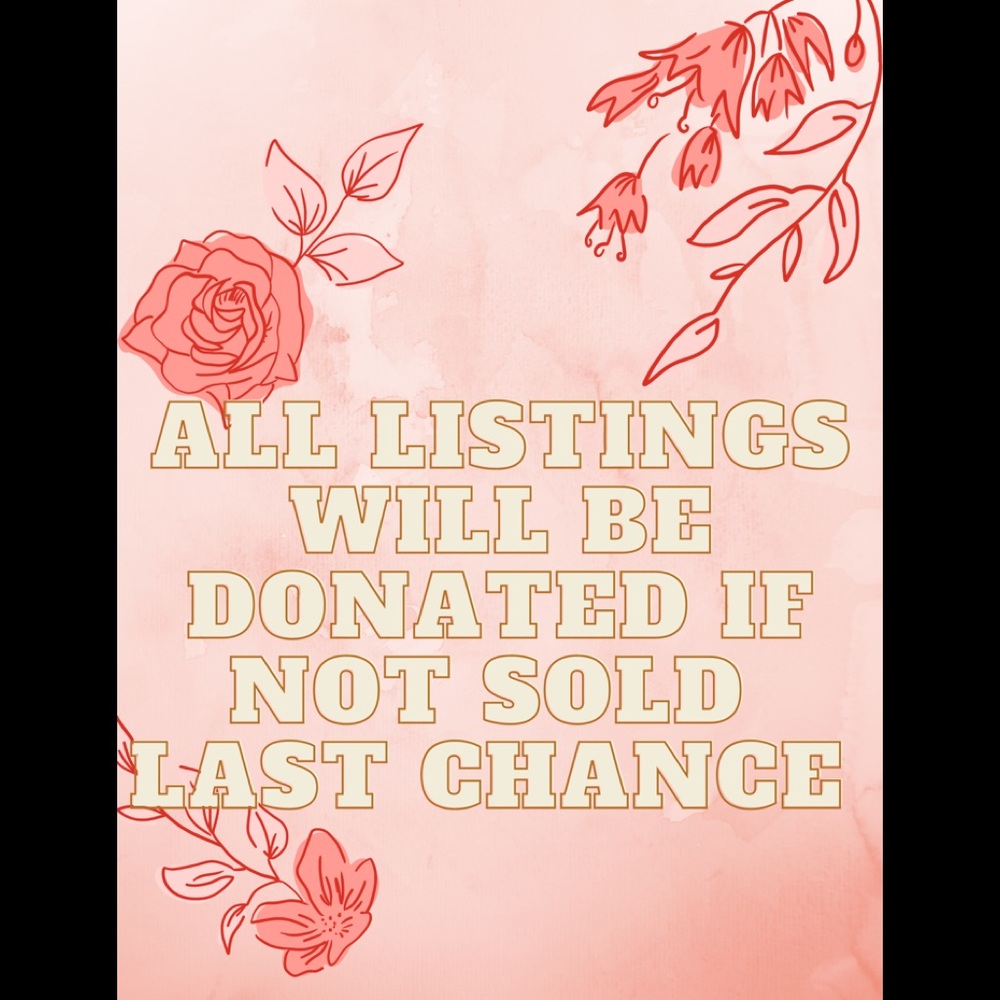 Last chance to buy your fav items from my closet!
